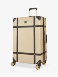 Rock Vintage 8-Wheel Hard Shell Suitcase, Set of 3, Gold