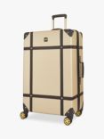 Rock Vintage 8-Wheel 78cm Large Suitcase, Gold
