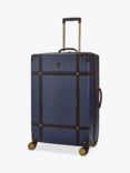 Rock Vintage 8-Wheel 78cm Large Suitcase, Navy