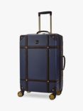 Rock Vintage 8-Wheel 68cm Medium Suitcase, Navy