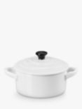 Le Creuset Stoneware Petite Round Casserole, White