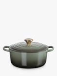 Le Creuset Signature Cast Iron Round Casserole, Thyme