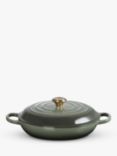 Le Creuset Cast Iron Signature Shallow Casserole, Thyme