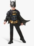 Rubies Kids' Deluxe Batman Costume, Multi, 3-4 years