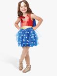 Rubies Kids' Deluxe Wonder Woman Costume, Multi, 5-6 years