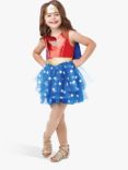 Rubies Kids' Deluxe Wonder Woman Costume, Multi, 7-8 years