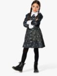 Rubies Kids' Wednesday Addams Costume, Black, 8-10 years