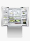 Fisher & Paykel Series 7 RF540ADUX6 Freestanding 70/30 French Style Fridge Freezer, Stainless Steel