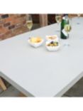 Royalcraft Luna Rectangular Garden Dining Table, 180cm, FSC-Certified (Acacia Wood), Natural/Warm Grey
