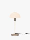 Nordlux Ellen Opal/Steel Table Lamp, Silver Grey