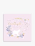 Woodmansterne Granddaughter Pink Bear Christmas Card