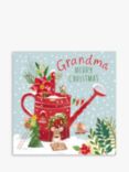 Woodmansterne Watering Can Grandma Christmas Card