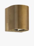 Nordlux Canto 2.0 Indoor / Outdoor Wall Light, Metallic Brass