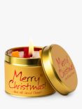 Lily-flame Merry Christmas Tin Scented Candle, 250g