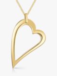 Jools by Jenny Brown Big Dali Heart Pendant Necklace, Gold