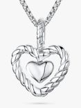 Jools by Jenny Brown Woven Heart Pendant