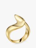 Jools by Jenny Brown Twist Band Ring, Gold