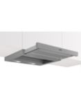 Bosch Series 4 DFS067A51B 60cm Telescopic Cooker Hood with Extra Silent, High Extraction Rate, Silver Metallic