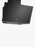 SIEMENS iQ700 LC91KLT60B 90cm Angled Chimney Cooker Hood, Black