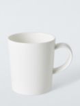 John Lewis Short Bone China Mug, 240ml, White