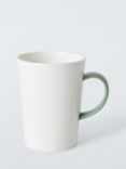 John Lewis Tall Bone China Mug, 450ml, Green