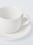 John Lewis + Queensberry Hunt Bone China Espresso Cup & Saucer, Set of 2, 95ml, White