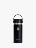 Hydro Flask Flex Sip Lid Stainless Steel Insulated Drinks Bottle, 473ml, Black