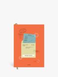 Papier Library Card Reading Journal, Multi