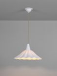 Original BTC Christie Bone China Pendant Ceiling Light, 36cm, Natural