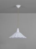 Original BTC Christie Bone China Pendant Ceiling Light, 36cm, Natural