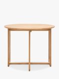Gallery Direct Vail Folding Round Dining Table, Natural