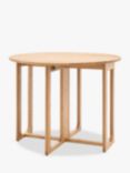 Gallery Direct Vail Folding Round Dining Table, Natural