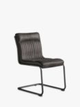 Gallery Direct Albany Leather Chair, Antique Ebony