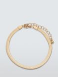 John Lewis Flat Snake Chain Bracelet, Gold