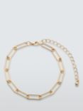 John Lewis Paperclip Chain Bracelet, Gold