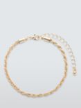 John Lewis Rope Chain Bracelet, Gold