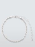 John Lewis Rope Chain Bracelet, Silver