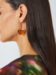 John Lewis Statement U-Wired Half Circle Stone Drop Earrings