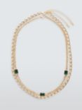 John Lewis Double Row Layered Chain Necklace, Gold