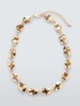 John Lewis Irregular Beaded Necklace, Gold