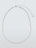 John Lewis Rope Chain Necklace, Silver