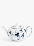 Wedgwood Wild Strawberry Bone China Teapot, 800ml, Inky Blue