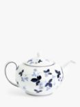 Wedgwood Wild Strawberry Bone China Teapot, 800ml, Inky Blue