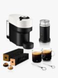 Nespresso Vertuo Barista Bundle Pop Coffee Machine by KRUPS with Milk Frother & Mugs, White