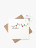 Little Green Paper Shop Bright Lights Christmas Card