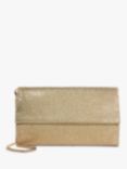 Dune Esmes Embellished Clutch Bag, Gold