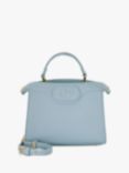 Dune Daily Embossed Logo Tote Bag, Pale Blue