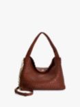 Dune Deliberate Woven Shoulder Bag, Tan