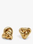Jon Richard Vintage Inspired Knot Stud Earrings, Gold