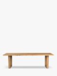 John Lewis Albury Fixed Dining Table, Natural Edge, Solid Oak Natural Oil